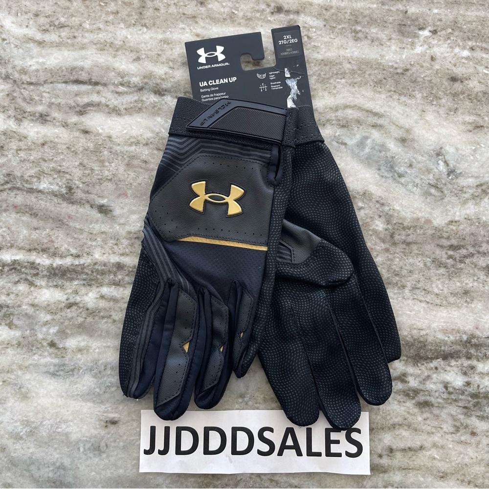 Under Armour UA Clean Up 21 Baseball Batting Gloves 1365461-005 Men’s 2XL NWT